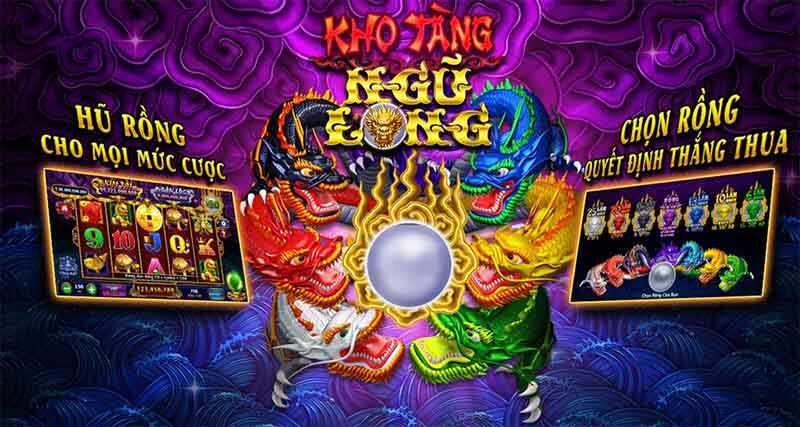 Slot game Kho Tàng Ngũ Long vô cùng hấp dẫn